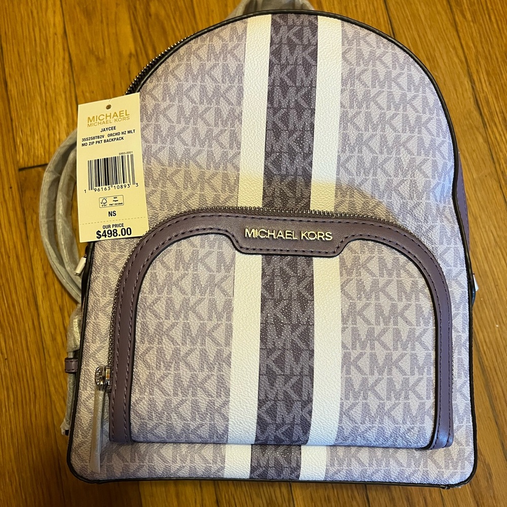 Michael Kors lavender backpack